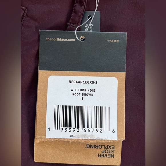 NWT The North Face Women Fallback Hoodie Trail Outdoor Coat Jacket Root Brown S - Picture 6 of 16